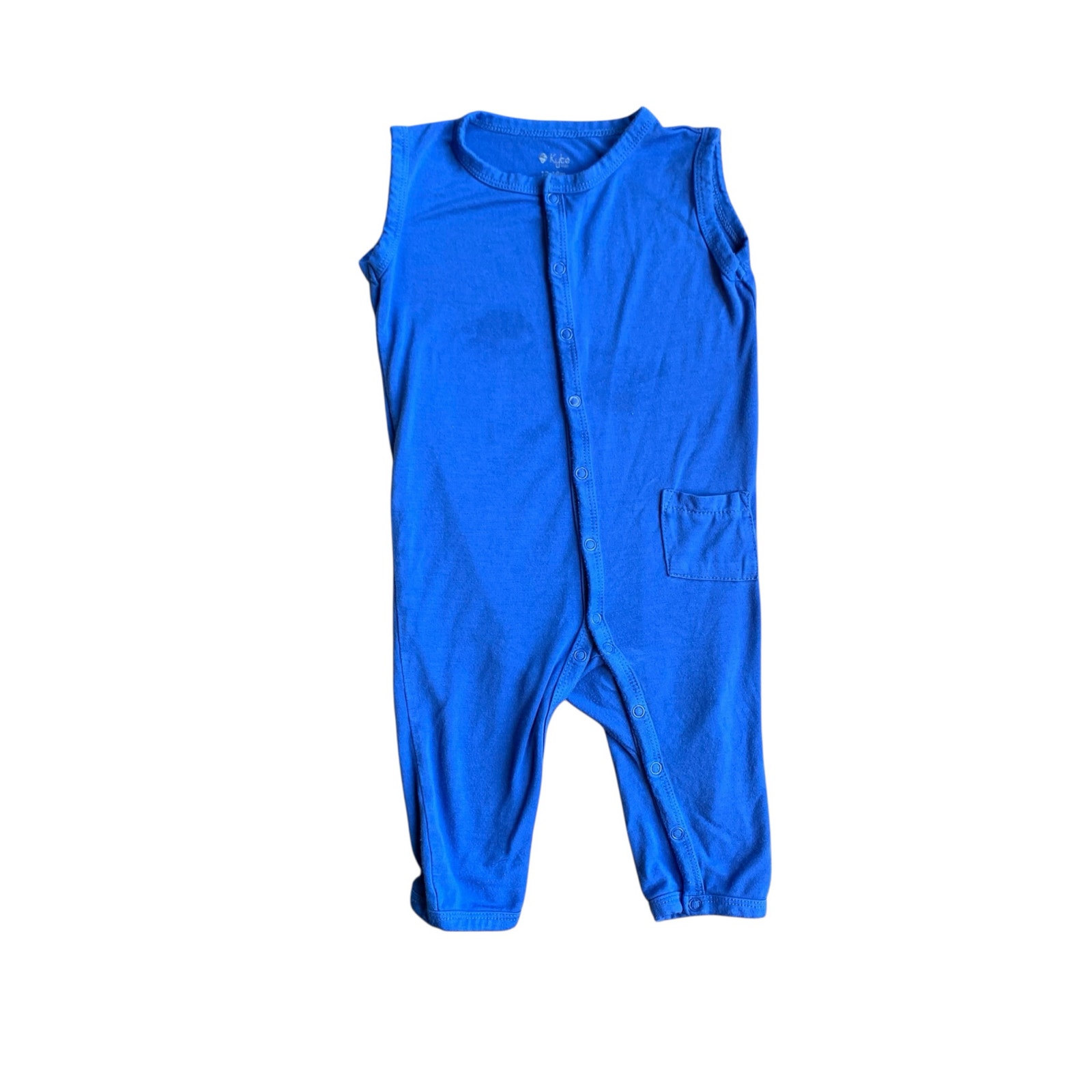 Kyte Blue Bamboo Tank Romper